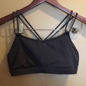 Black lululemon sports bra